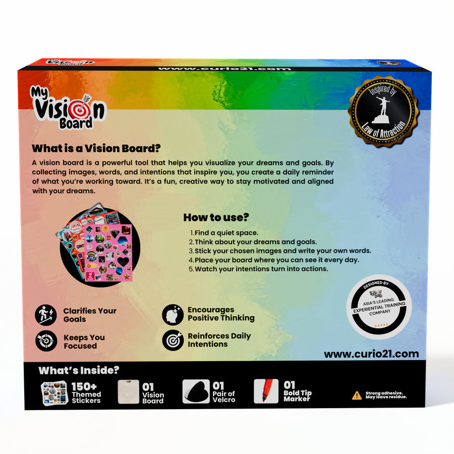 My Vision Board 4+1 Pack – Best Goal Setting Vision Board