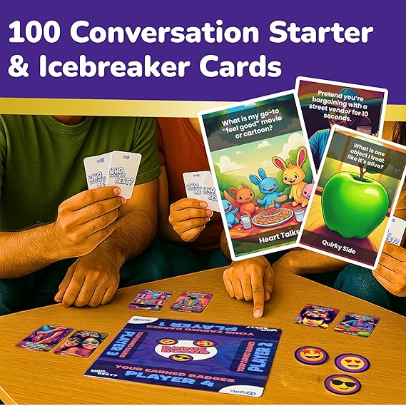 Who Knows You Best? 4+1 Pack – Guessing Card & Board Game