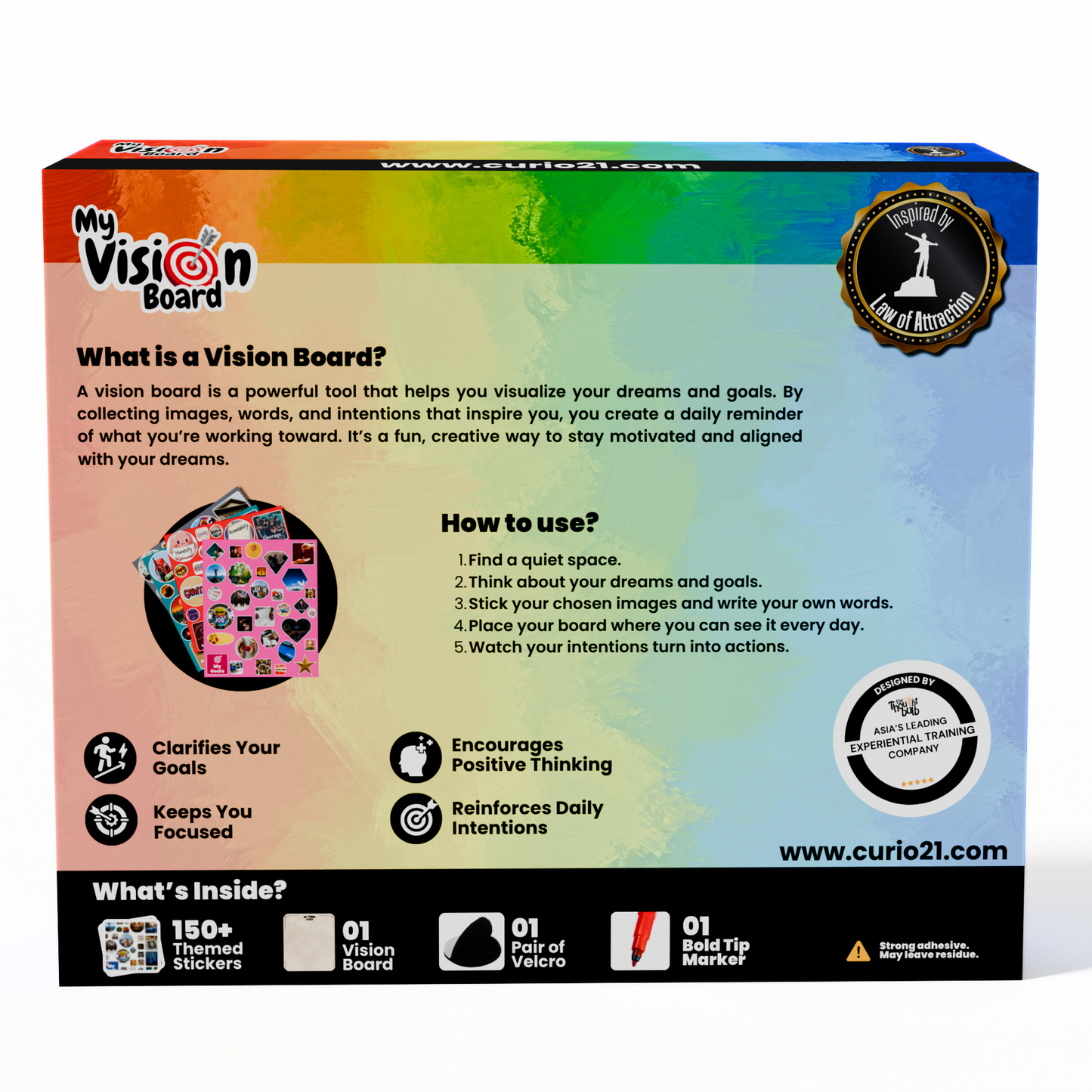 My Vision Board 4+1 Pack – Best Goal Setting Vision Board