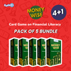 Money Wise 4+1 Pack – Quick-Playing Financial Literacy Card Game for Adults & Teens