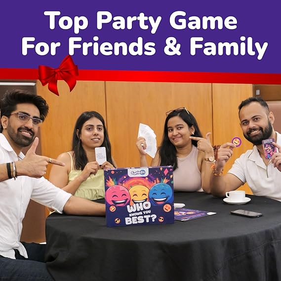 Who Knows You Best? 4+1 Pack – Guessing Card & Board Game