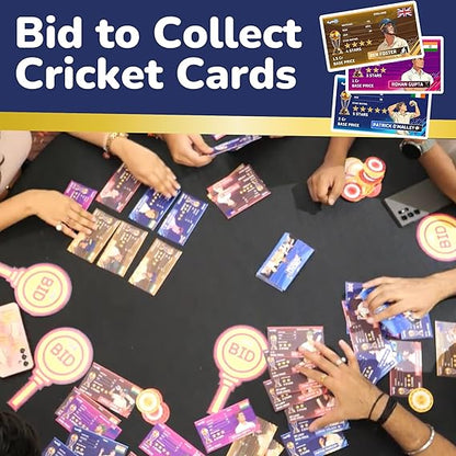 Cricket Auction Game 4+1 Pack – Best Cricket Bidding Board Game