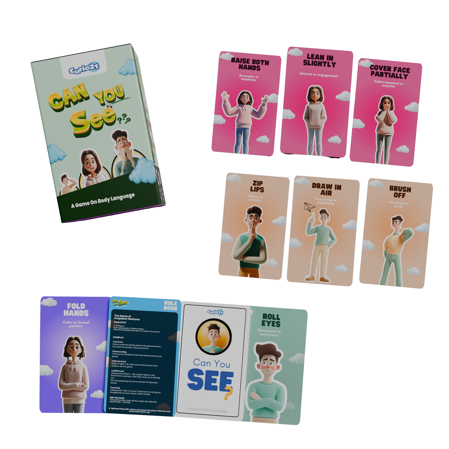 Communication Card Games Combo