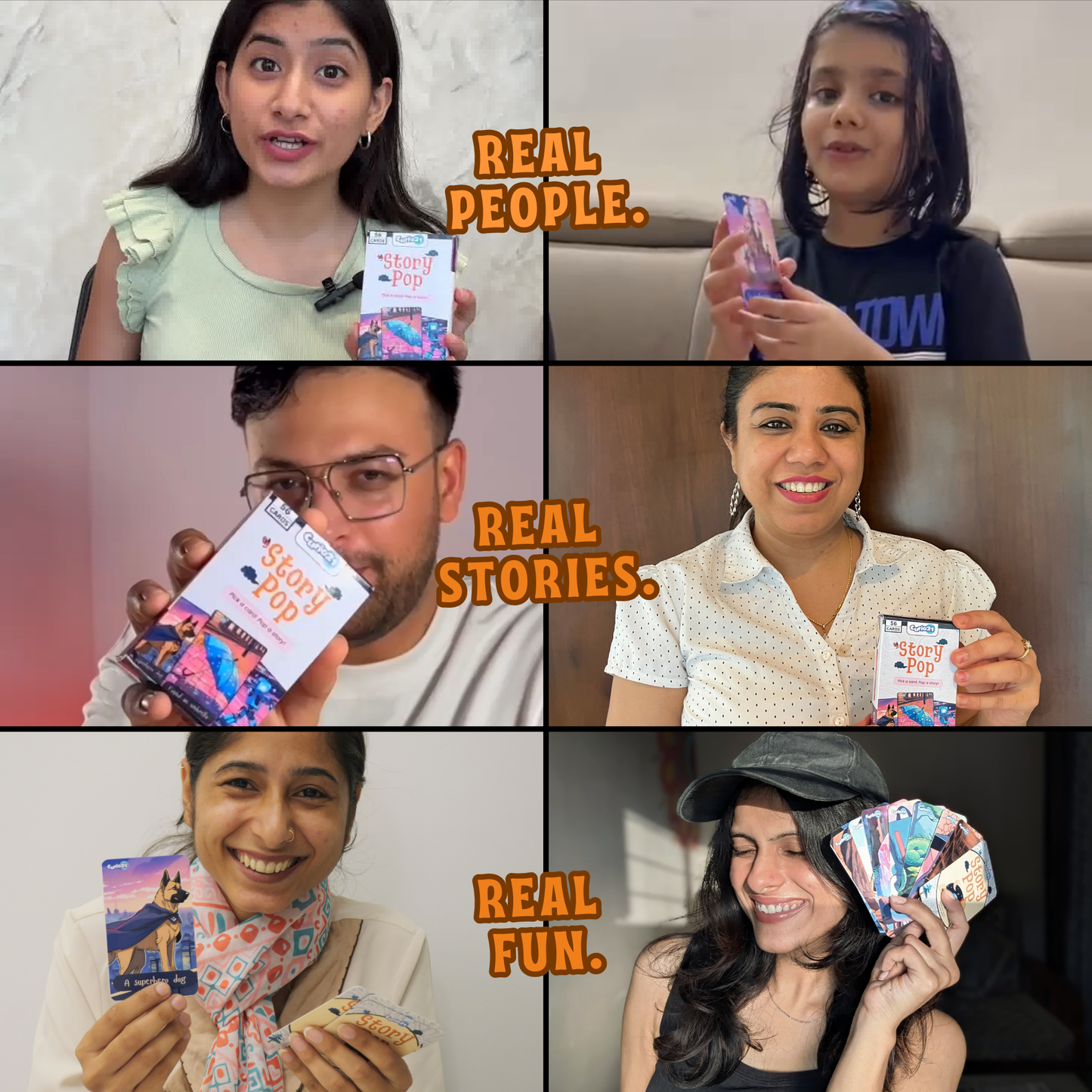 Story Pop – Quick Draw Storytelling Card Game for Teens & Adults