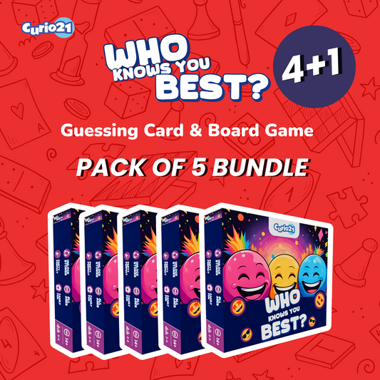 Who Knows You Best? 4+1 Pack – Guessing Card & Board Game