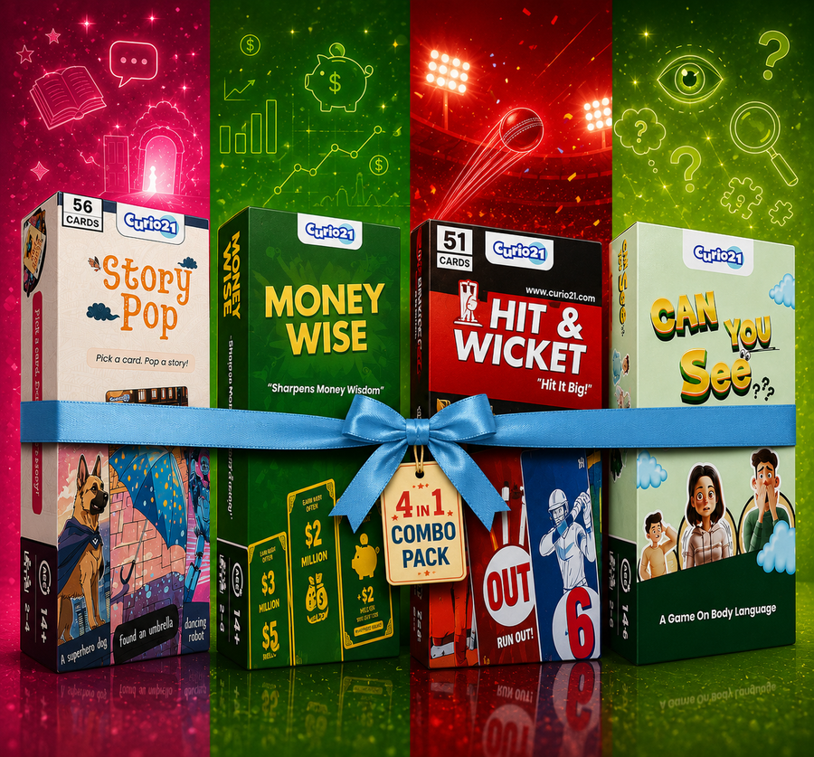 4-in-1 Card Games Combo