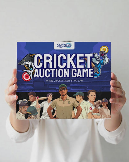 Cricket Auction Game 4+1 Pack – Best Cricket Bidding Board Game